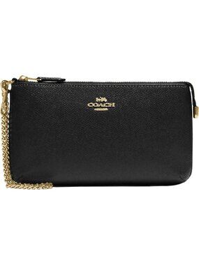 Stylish Women's Leather Wristlet with Chain - Perfect for Everyday Use!